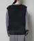 ベロアモールVネックニットベスト