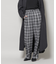 オンブレーチェックタックパンツ(セットアップ可)