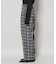 オンブレーチェックタックパンツ(セットアップ可)