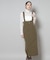 サスペンダー付きIラインジャンパースカート