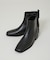 スクエアトゥフラットブーツ