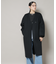 SUPER110blend リバーノーカラーロングコート