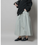 シャンブレータフタティアードギャザースカート