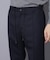 「N TROUSERS PREMIUM」RENU(R)ウール混洗えるサキソニーパンツ(セットアップ可)