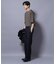 「N TROUSERS PREMIUM」ウールデニムストレートパンツ／STRETCH(セットアップ可)