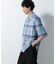 Fabric by INDIA オールドライクマドラスチェックシャツ 半袖