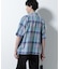 Fabric by INDIA オールドライクマドラスチェックシャツ 半袖