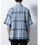 Fabric by INDIA オールドライクマドラスチェックシャツ 半袖