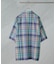Fabric by INDIA オールドライクマドラスチェックシャツ 半袖