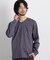 アンチスメルVネックTシャツ 長袖