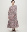 H.A.O／Block Print L／S Dress