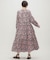 H.A.O／Block Print L／S Dress