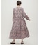 H.A.O／Block Print L／S Dress