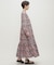 H.A.O／Block Print L／S Dress