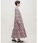 H.A.O／Block Print L／S Dress