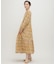 H.A.O／Block Print L／S Dress