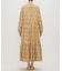H.A.O／Block Print L／S Dress