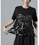 BAUM UND PFERDGARTEN／Sequins ドッキングTシャツ
