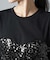 BAUM UND PFERDGARTEN／Sequins ドッキングTシャツ