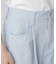 コットンツイルタックワイドパンツ