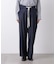 ウエストドロストワイドデニムパンツ