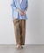 ツイルストレッチワンタックパンツ
