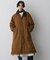 「STEVELOUR」「西川ダウン(R)」ミリタリーロングコート
