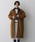 「STEVELOUR」「西川ダウン(R)」ミリタリーロングコート
