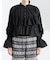 Sara mallika／COTTON VOLUMEFRILL SHORTBLOUSE