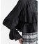 Sara mallika／COTTON VOLUMEFRILL SHORTBLOUSE