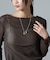 IRIS47／gemini necklace