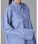 Baum und Pferdgarten／Striped Cotton Poplin シャツ