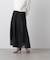 シアーオーガンジータックフレアスカート