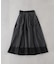 シアーオーガンジータックフレアスカート