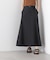 多機能2wayストレッチ ベルテッドセミフレアマキシスカート(セットアップ可)