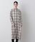 オンブレーツイルチェックシャツワンピース