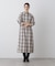 オンブレーツイルチェックシャツワンピース