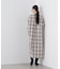 オンブレーツイルチェックシャツワンピース