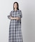 オンブレーツイルチェックシャツワンピース