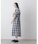 オンブレーツイルチェックシャツワンピース