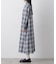 オンブレーツイルチェックシャツワンピース
