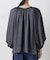 前後2wayサテンボリュームスリーブブラウス