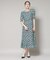troisieme chaco／CUT JACQUARD PRINT ワンピース