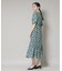 troisieme chaco／CUT JACQUARD PRINT ワンピース