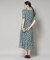 troisieme chaco／CUT JACQUARD PRINT ワンピース
