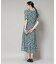 troisieme chaco／CUT JACQUARD PRINT ワンピース
