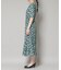 troisieme chaco／CUT JACQUARD PRINT ワンピース