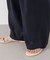 多機能リネン混リボンベルト付タックワイドパンツ(セットアップ可)