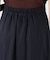 多機能リネン混ラップ風サイドリボンスカート(セットアップ可)