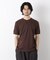 ワイドリブスタンダードヘンリーネックTシャツ 半袖